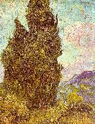 Vincent Van Gogh, Two Cypresses